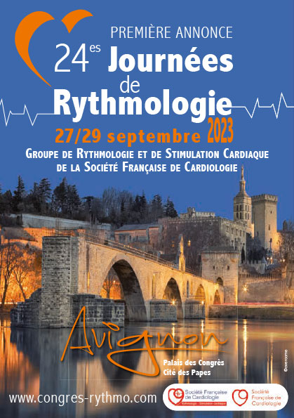 affiche congrès rythmologie avignon
