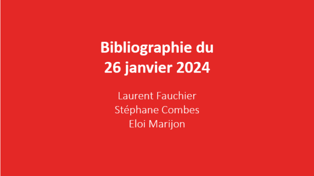 bibliographie du 26 janvier